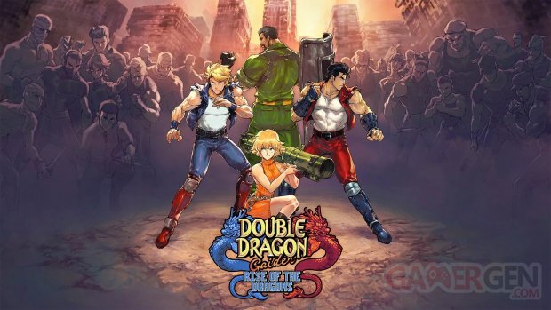 Double Dragon Gaiden Rise of the Dragons keyart
