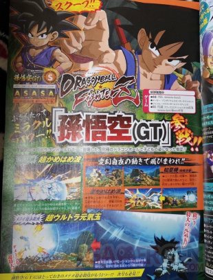 Dragon Ball FighterZ scan Gokû GT 18 03 2019
