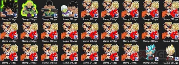 Dragon Ball FighterZ Vignette Z Stamp image