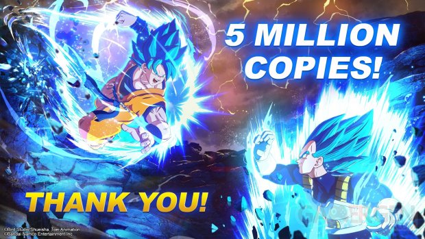 DRAGON BALL Sparking ZERO 5 millions ventes