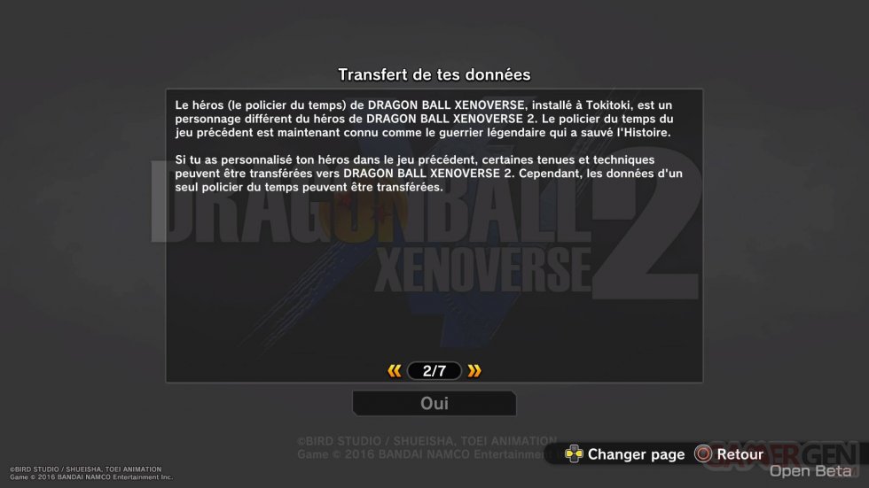 Dragon Ball Xenoverse 2 images beta 2