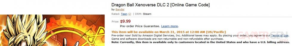 Dragon Ball Xenoverse second DLC pack