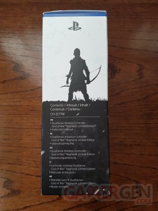 DualSense PS5 manette édition Gof of War Ragnarök unboxing 04 13 11 2022