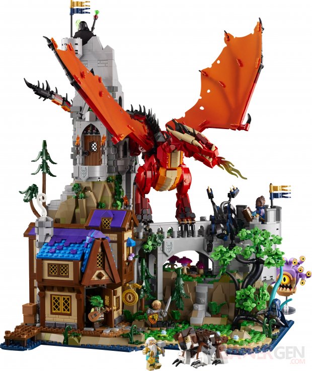 Dungeons & Dragons  l’histoire du dragon rouge LEGO Ideas (1)