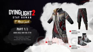 Dying Light 2 Stay Human pack Ronin Part 1 21 02 2022