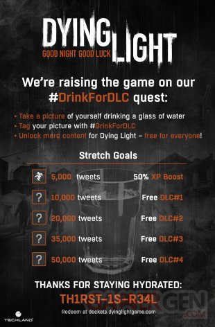 Dying Light #DrinkForDLC