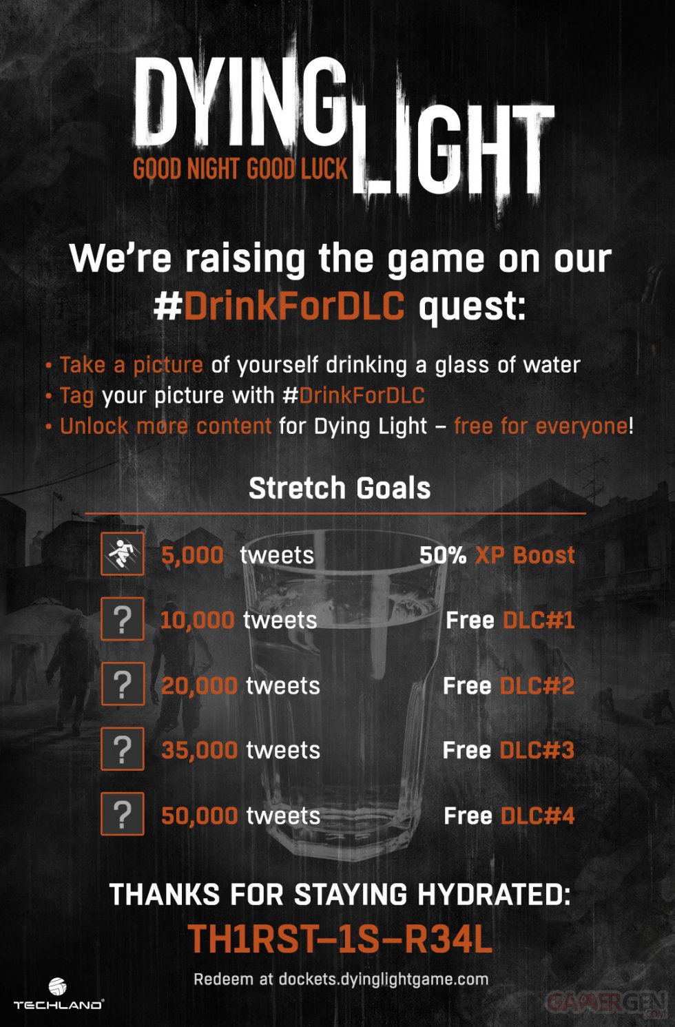 Dying Light #DrinkForDLC