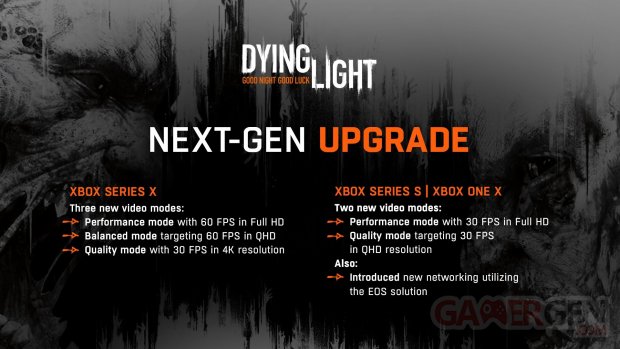 Dying Light next gen upgrade Xbox
