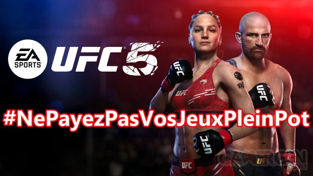 EA Sports UFC 5 bon plan nepayezpasvosjeuxpleinpot 30 10 2023