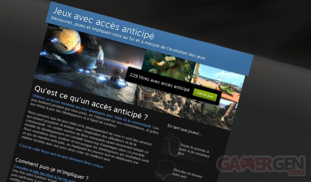 early access anticipe