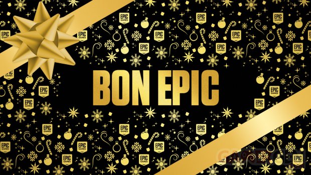 Epic Games Store Noel 2020 soldes fêtes fin d'année bon