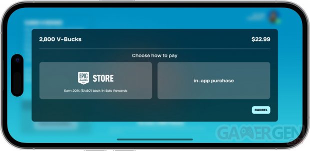Epic Games Store récompenses iOS 10 05 2025