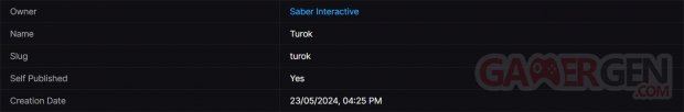 EpicDB leak Turok 12 06 2024