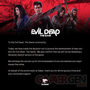 Evil Dead The Game fin end