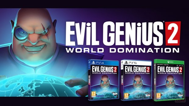 Evil Genius 2 World Domination consoles packshot