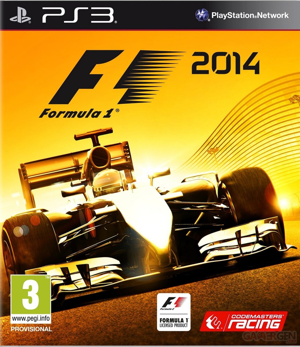 F1 2014 PEGI jaquette PS3