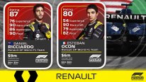 F1 2020 notes pilotes driver ratings Renault