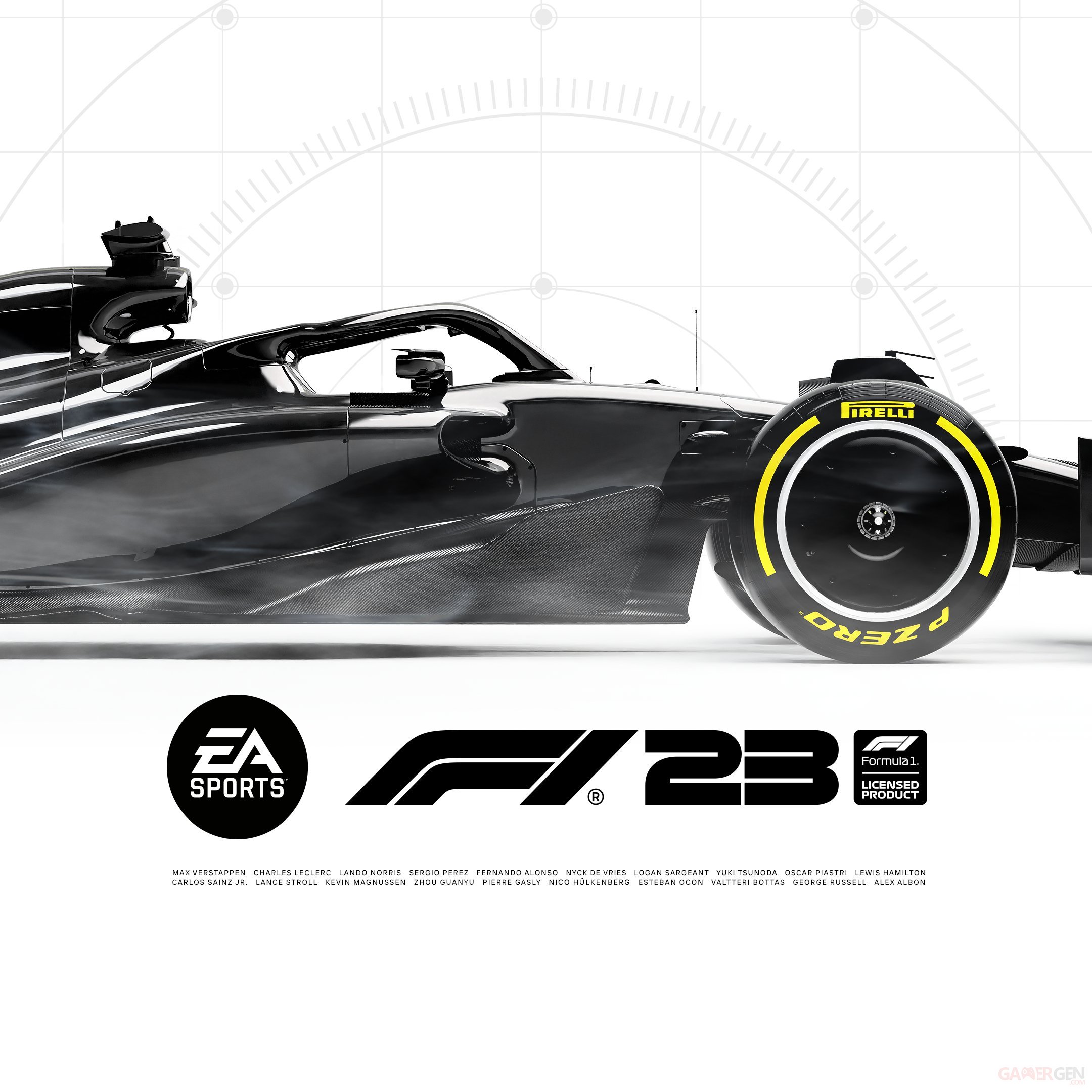 F1 23 sobrement officialisé avec un premier visuel 