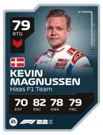 F122 DriverCard KEVIN MAGNUSSEN A1 RATED Update 3
