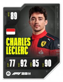 F123 DriverCard CHARLES LECLERC A1 RATED