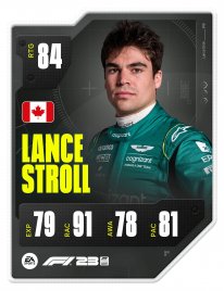 F123 DriverCard LANCE STROLL A1 RATED