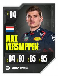 F123 DriverCard MAX VERSTAPPEN A1 RATED