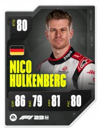 F123 DriverCard NICO HULKENBERG A1 RATED