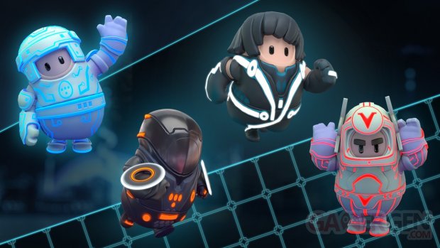 Fall Guys Tron Costumes