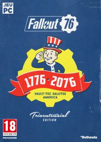 Fallout 76 jaquette PC édition Tricentennial 11 06 2018
