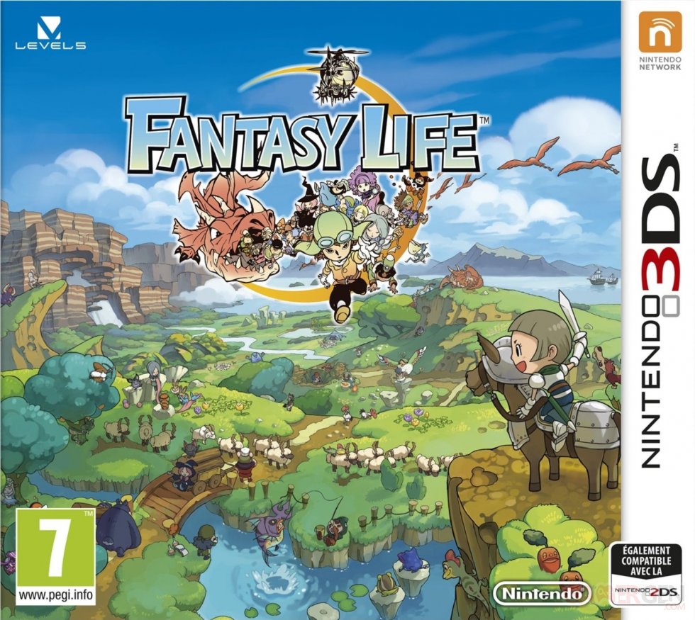 Fantasy Life PEGI jaquette 3DS