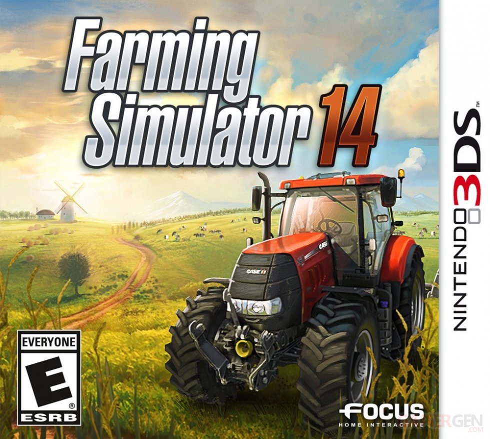 farming simulator 2014 cover boxart jaquette us 3ds