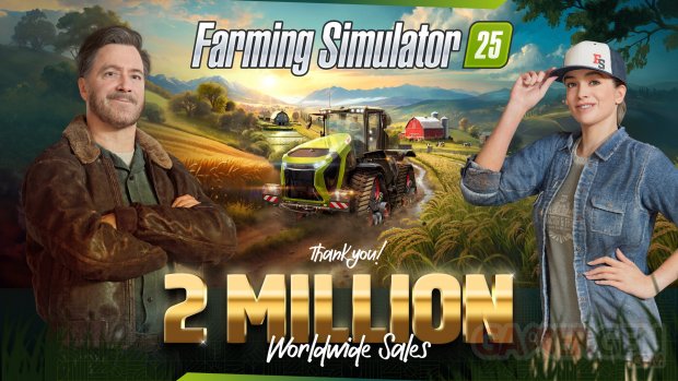 FARMING SIMULATOR 25 2 millions ventes