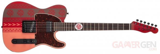 Fender Telecaster Monster Hunter Rathalos01