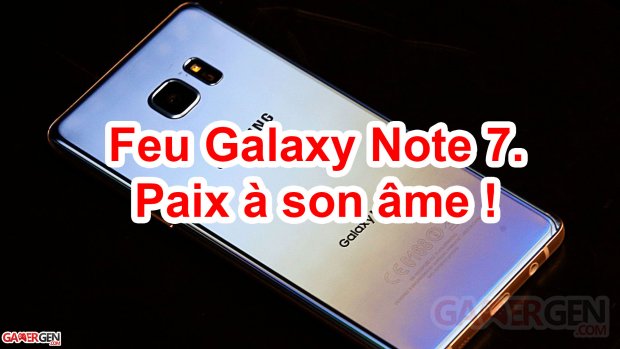 Feu Galaxy Note 7