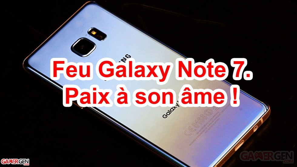 Feu Galaxy Note 7