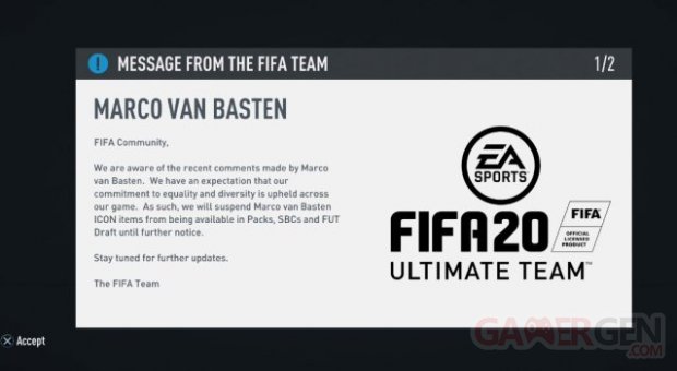 FIFA 20 Van Basten