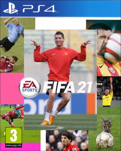 Mbappé sur la jaquette de FIFA 21