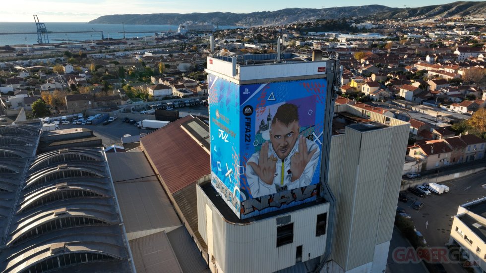 FIFA 22 Jul Fresque EA Games Marseille bébé