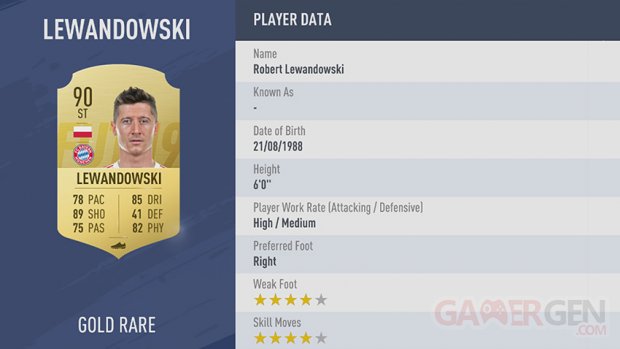 FIFA19 tile medium 11 Lewandowski md 2x