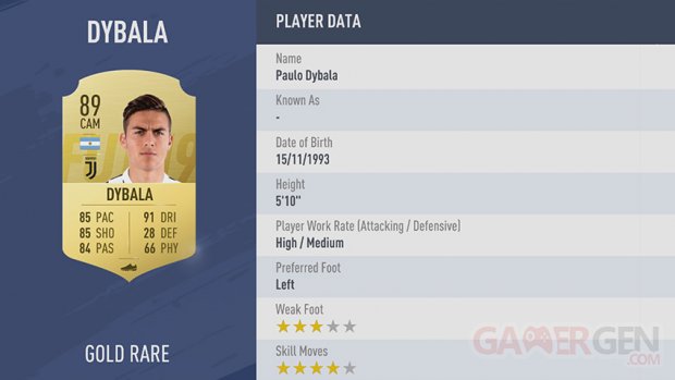 FIFA19 tile medium 21 Dybala md 2x