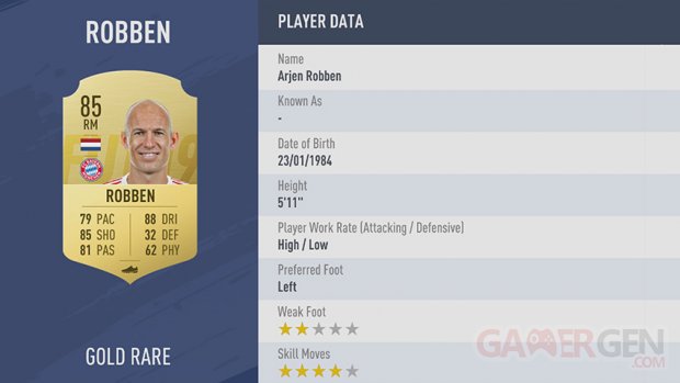 FIFA19 tile medium 87 Robben md 2x