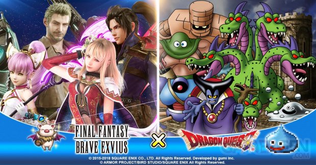 Final Fantasy Brave Exvius collaboration Dragon Quest 28 04 2018