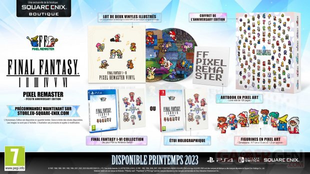Final Fantasy Pixel Remaster FF35th Anniversary Edition 18 12 2022