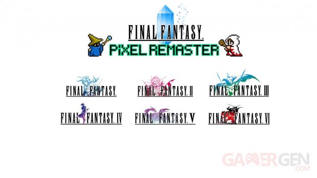 Final Fantasy Pixel Remaster head logo