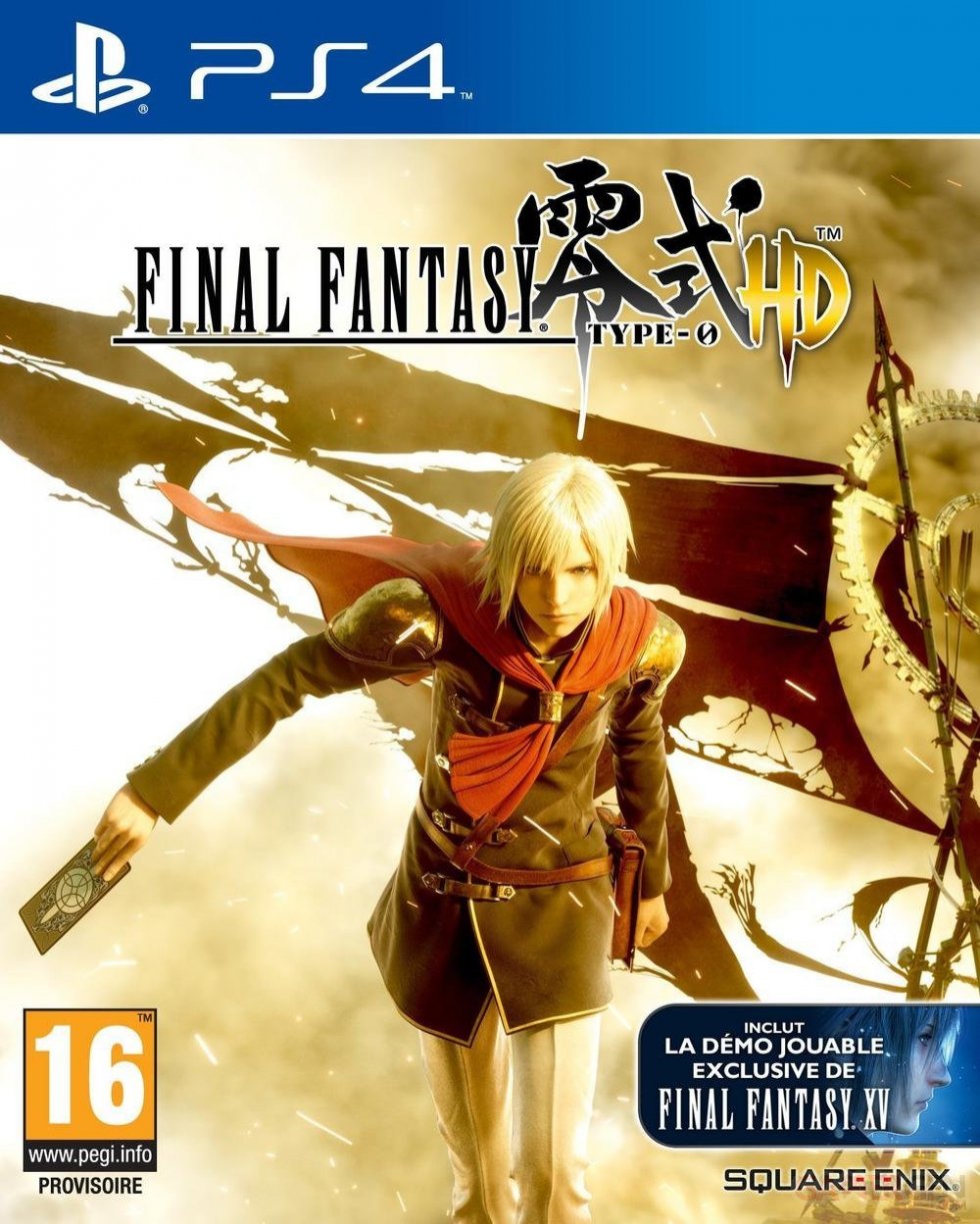 final fantasy type 0 hd jaquette ps4