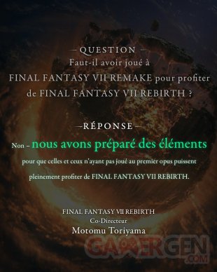 Final Fantasy VII Rebirth commentaire 05 06 2023