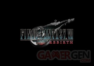 Final Fantasy VII Rebirth logo noir 17 06 2022