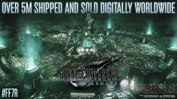 Final Fantasy VII Remake 5 millions 07 08 2020