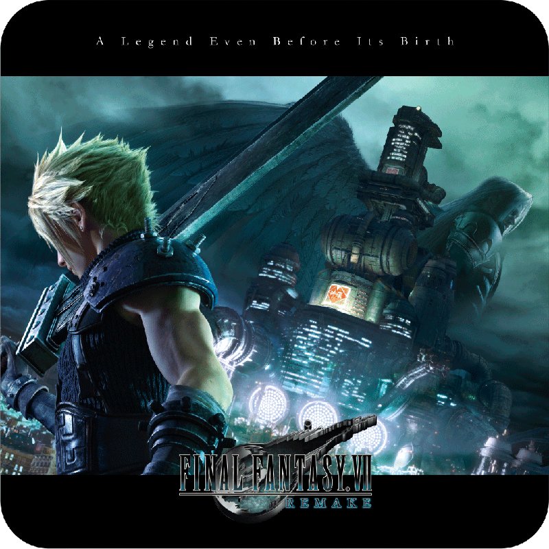 Final Fantasy VII Remake Dessous de verre à Osaka goodies images (6)