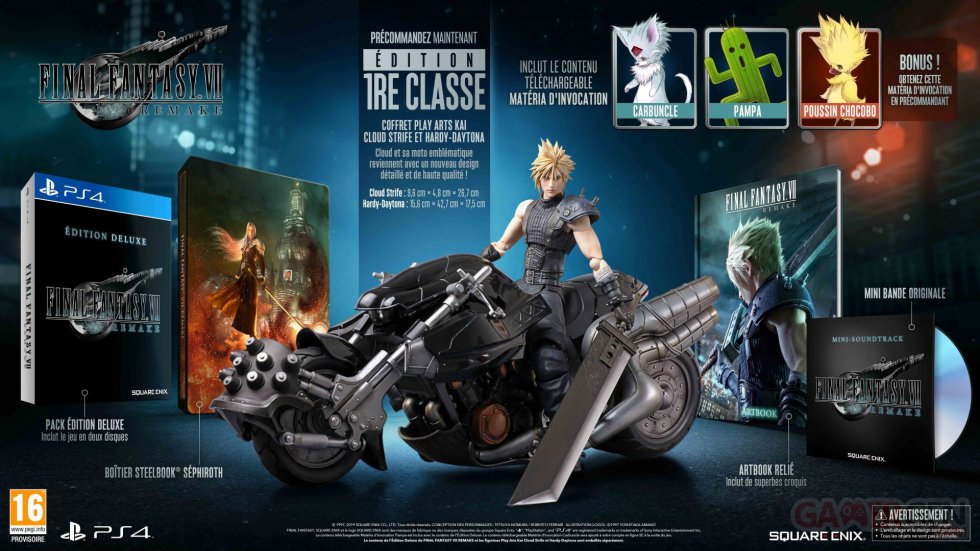 Final Fantasy VII Remake Editions collector deluxe images (2)